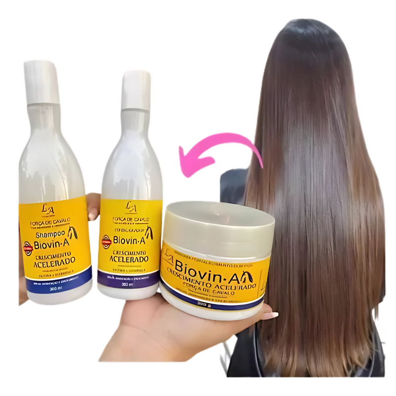 Kit shampoo+ Condicionador+ Máscara
