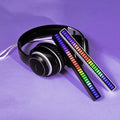 Barra de Led Rítmica Rgb Captação Ativadas Por Voz Com Luz Inteligente Gamer Pc Tv Som Automotivo/Bata com a música -Y10096